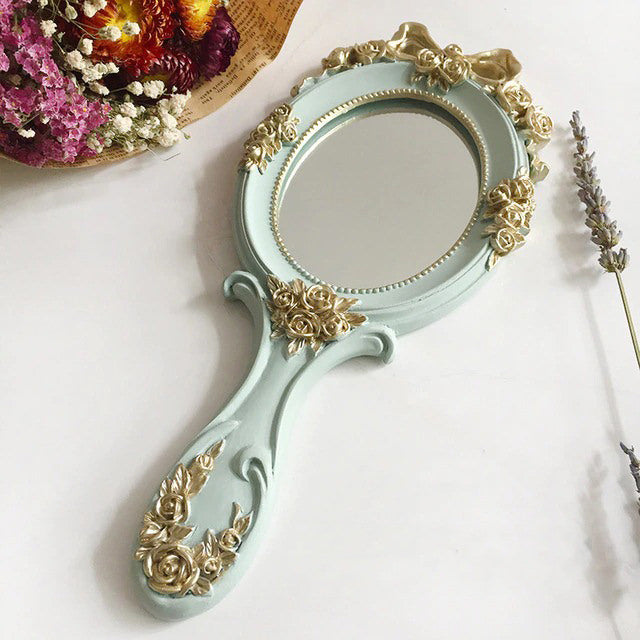 Rococo Vintage Ręczne lustro