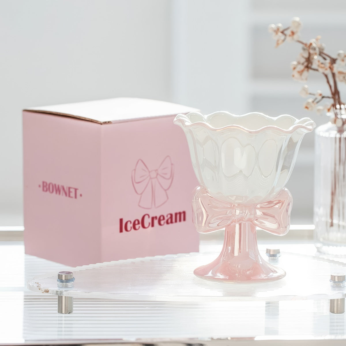 Kubek na lody z kokardą Coquette