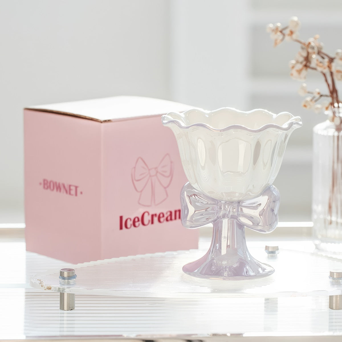Kubek na lody z kokardą Coquette