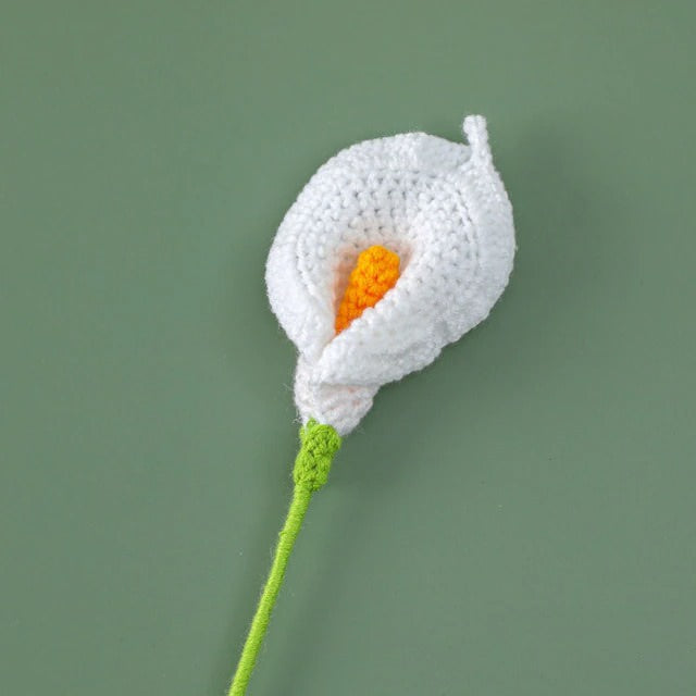 Kwiaty Calla Lily na szydełku