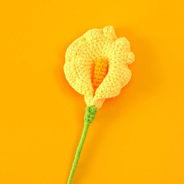 Kwiaty Calla Lily na szydełku