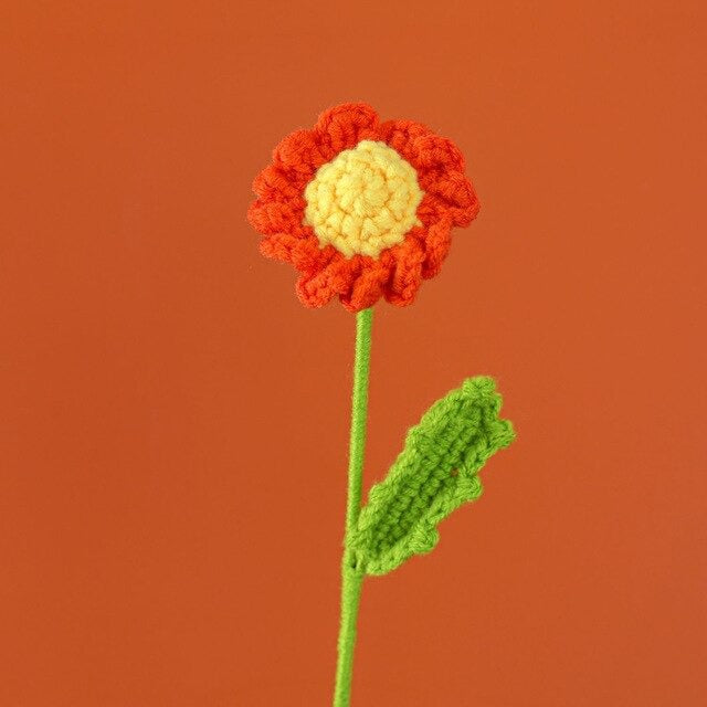 kwiaty Crocheta z stokrotek
