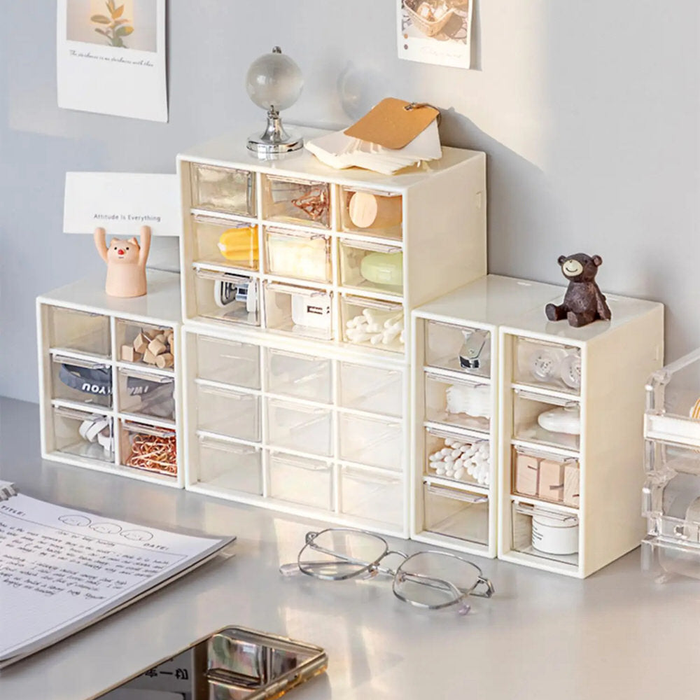 Minimalistyczna mini szuflada biurkowa