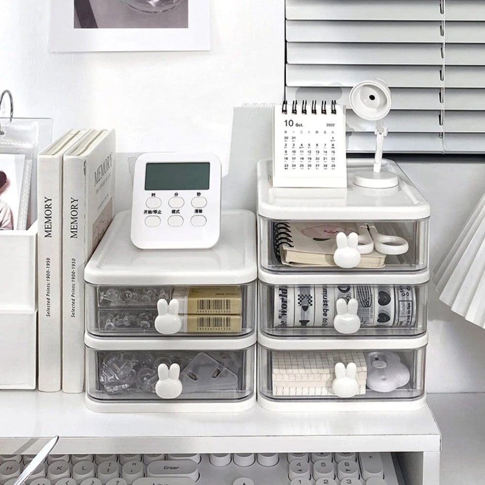 Kawaii Mini Organizator Szuflady Biurka