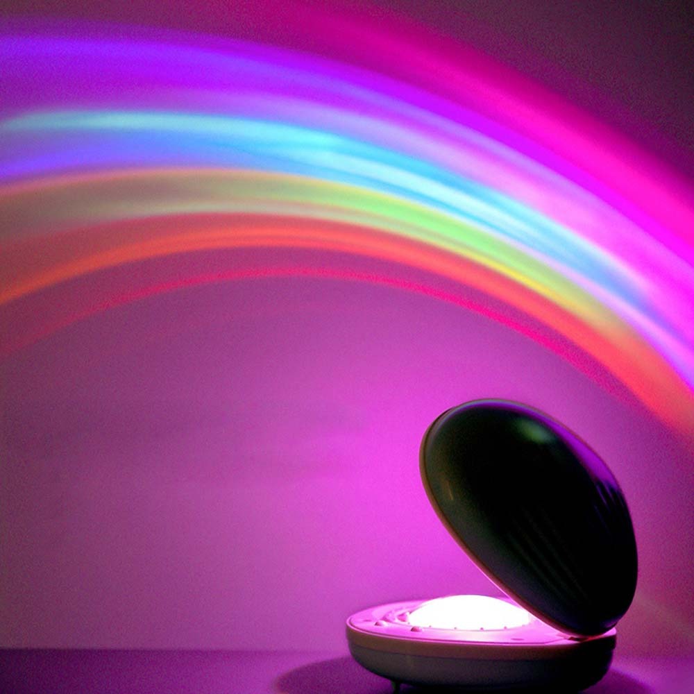 Lampa stołowa z muszlą tęczową