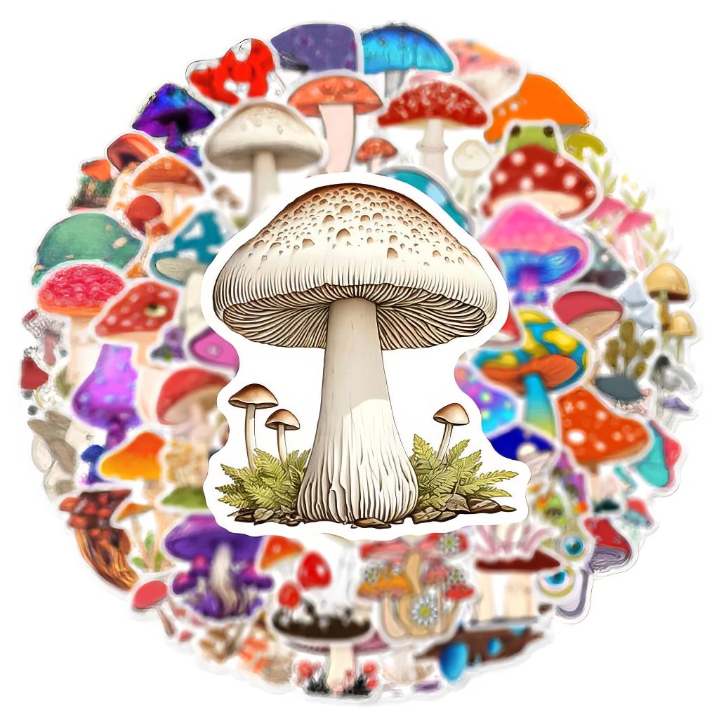 Zestaw nakletek Happy Forest Mushrooms