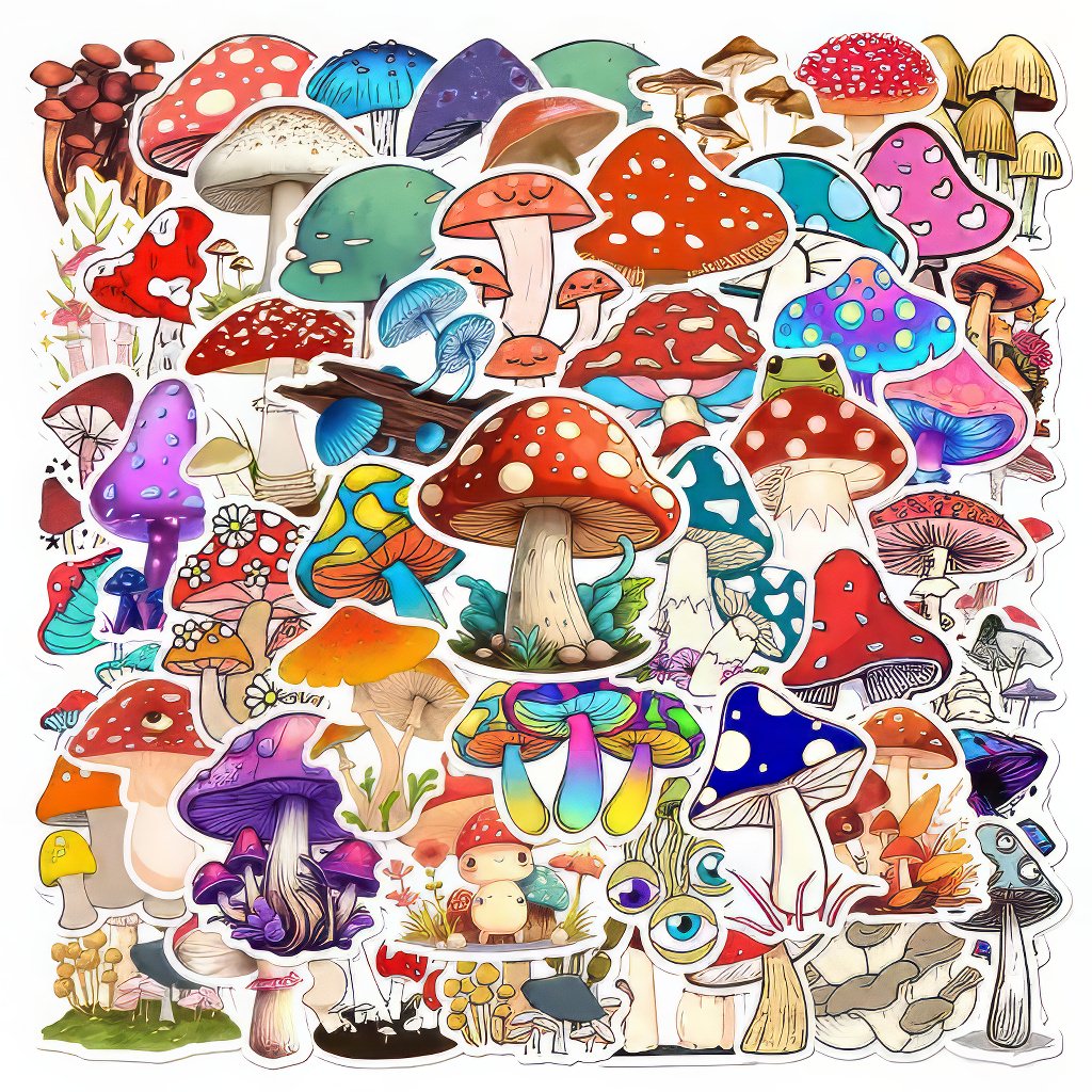 Zestaw nakletek Happy Forest Mushrooms