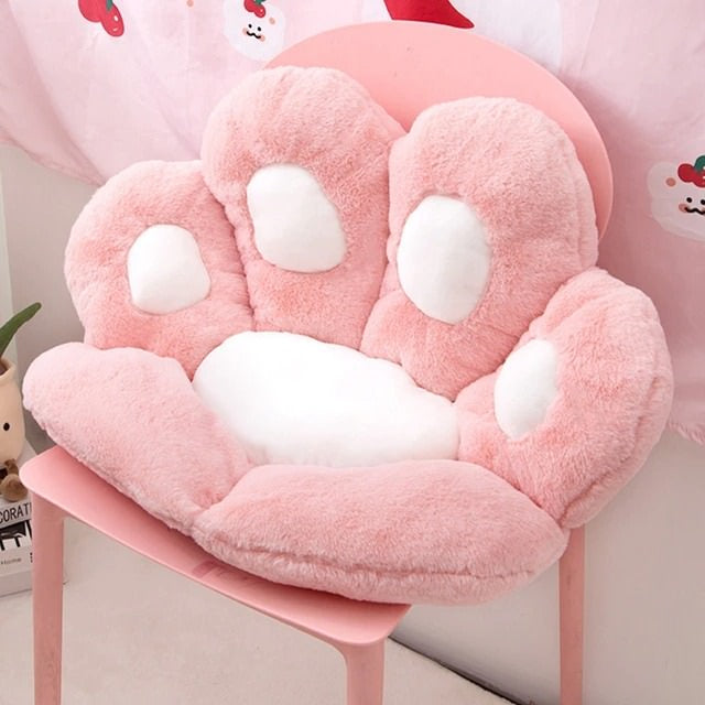 Miękkie Poduszka na Siedzenie z Łapą Kota Kawaii