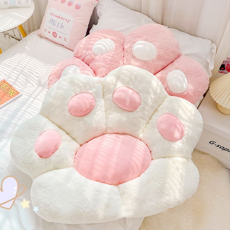 Miękkie Poduszka na Siedzenie z Łapą Kota Kawaii