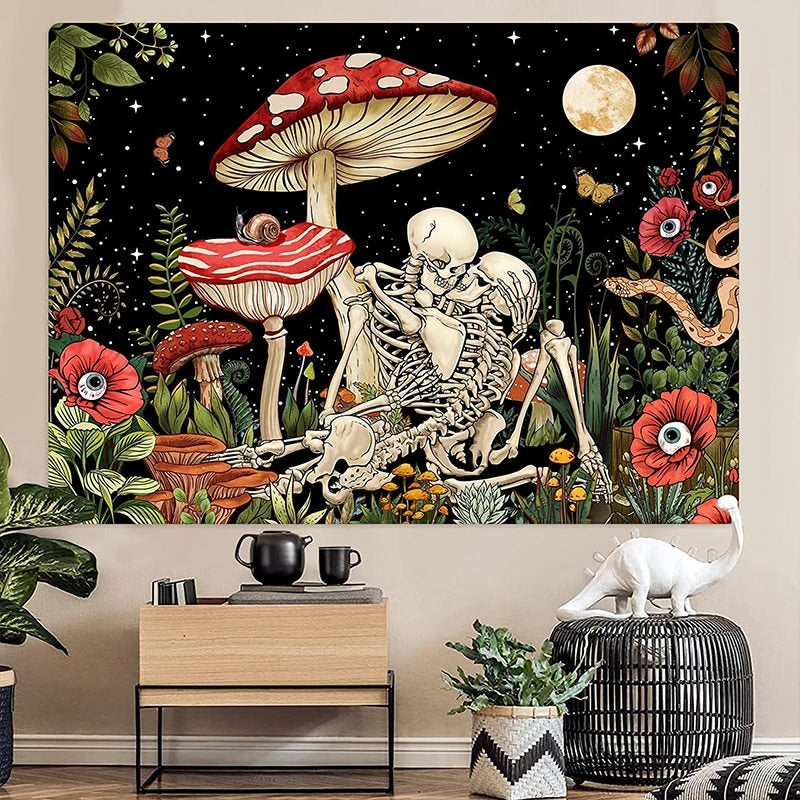 I Love in Mushroom Forest Gobelin