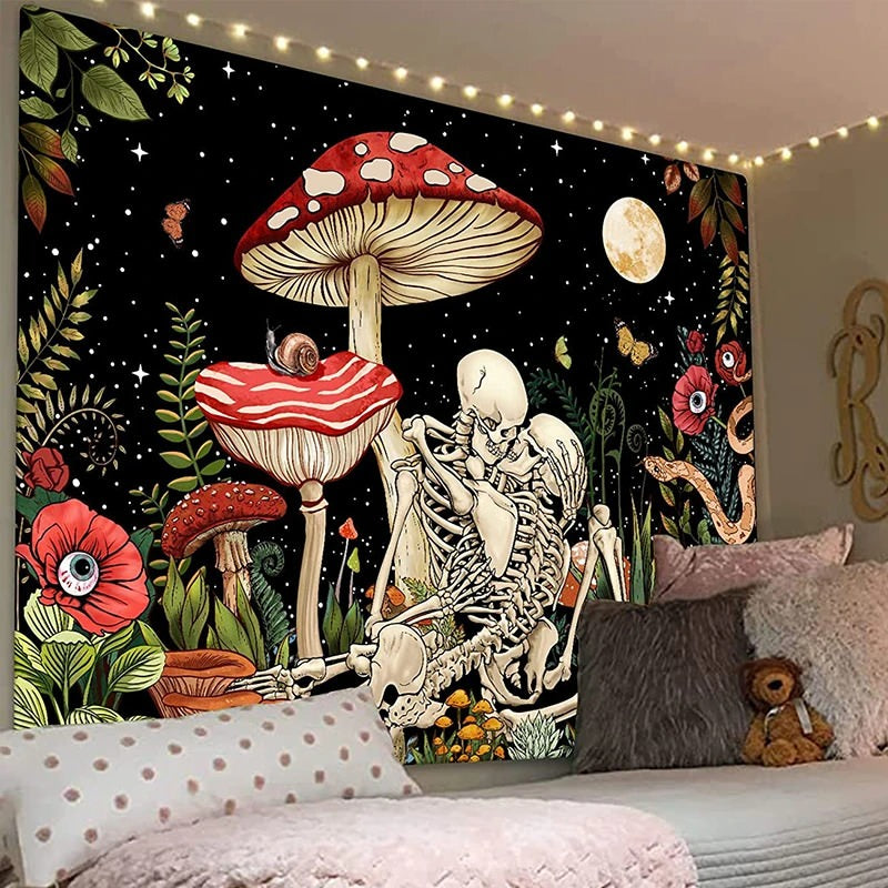 I Love in Mushroom Forest Gobelin
