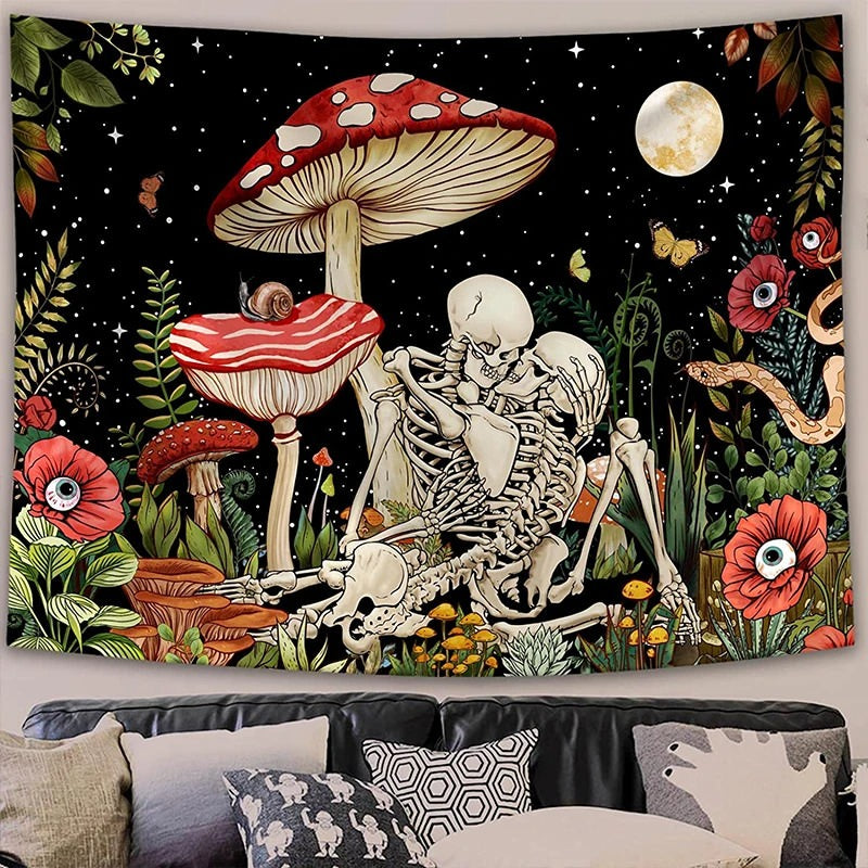 I Love in Mushroom Forest Gobelin