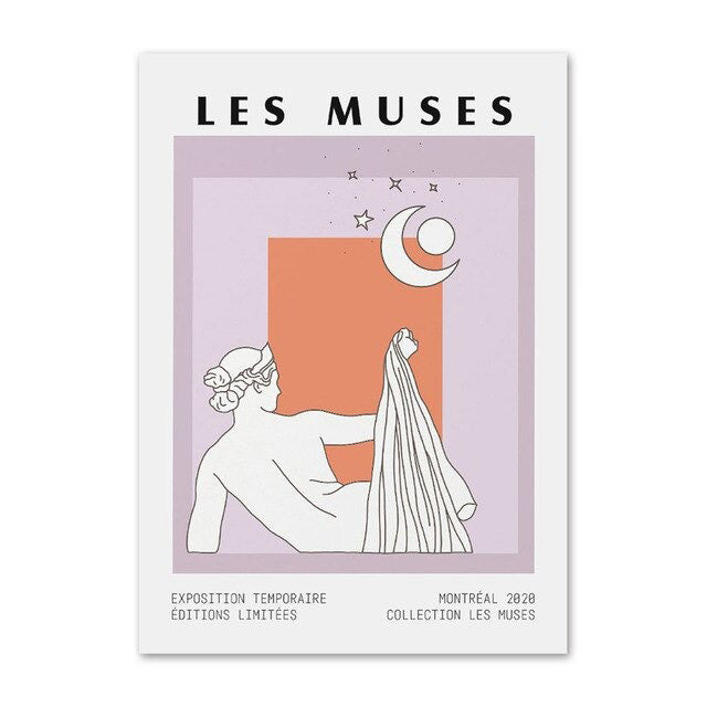 Postery na płótnie Les Muses Art