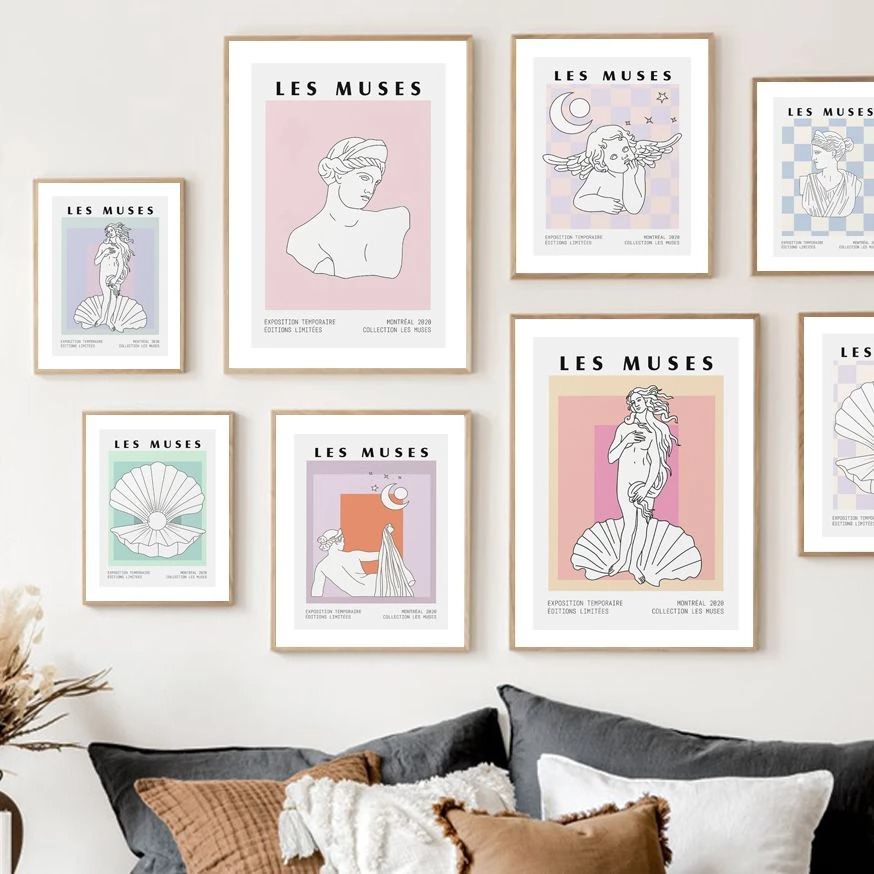 Postery na płótnie Les Muses Art