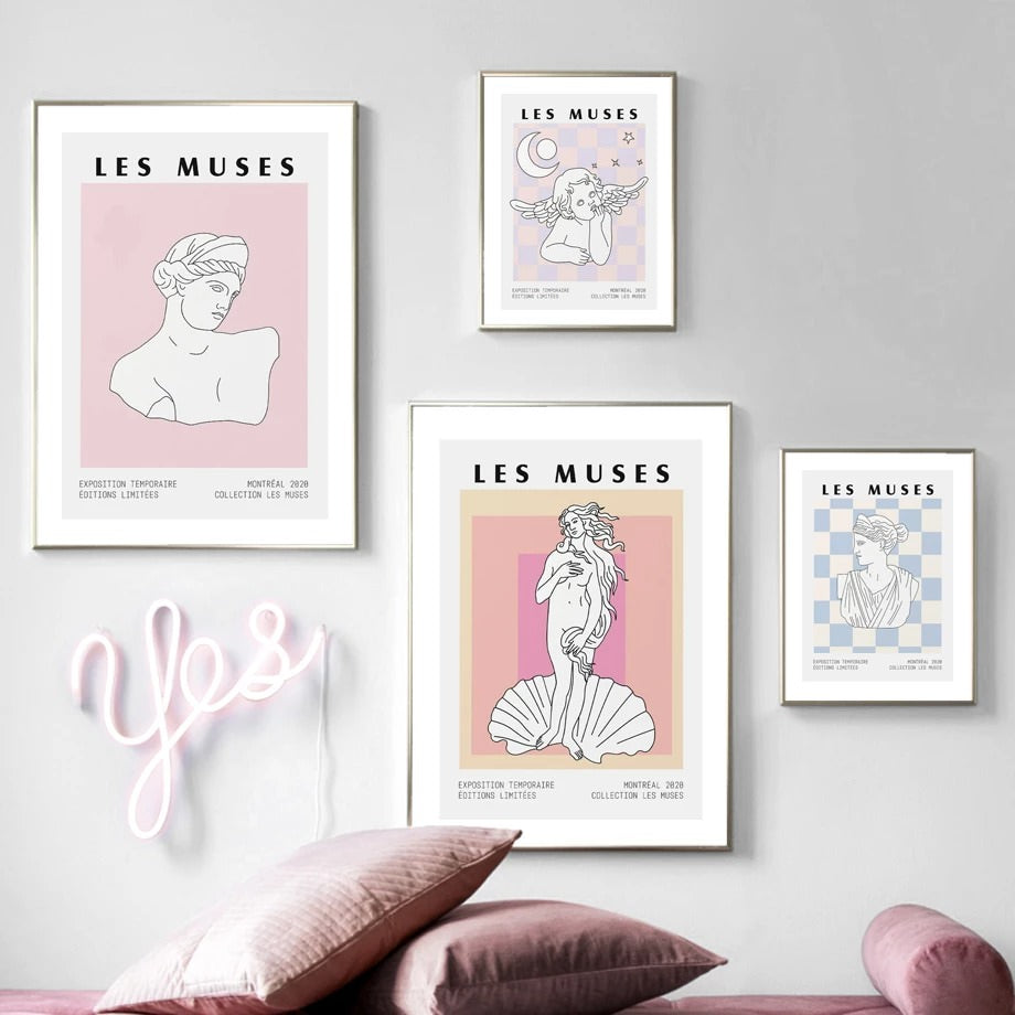 Postery na płótnie Les Muses Art