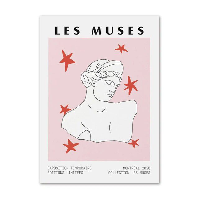 Postery na płótnie Les Muses Art