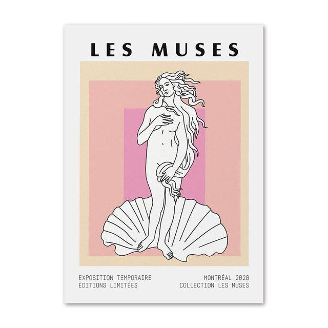 Postery na płótnie Les Muses Art