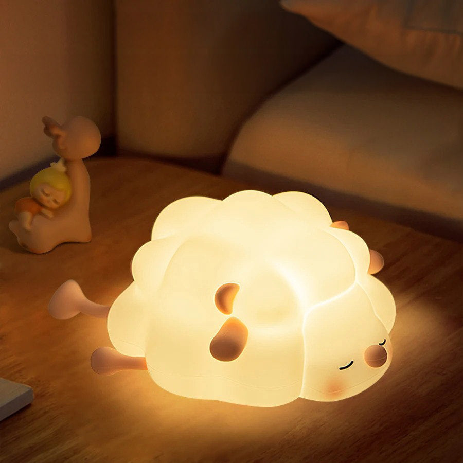 Świecąca owca nocna lampka