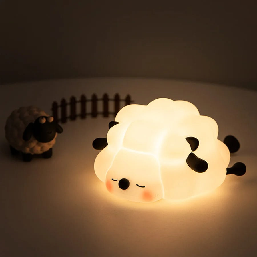 Świecąca owca nocna lampka