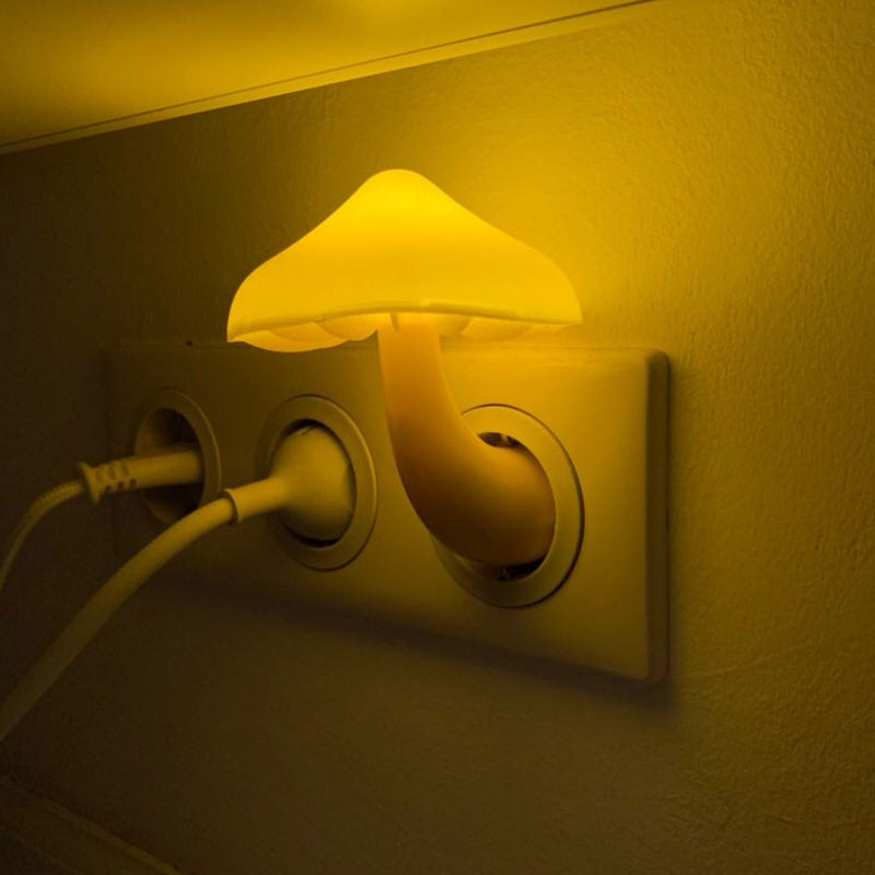 Magiczna lampka nocna z grzybkiem