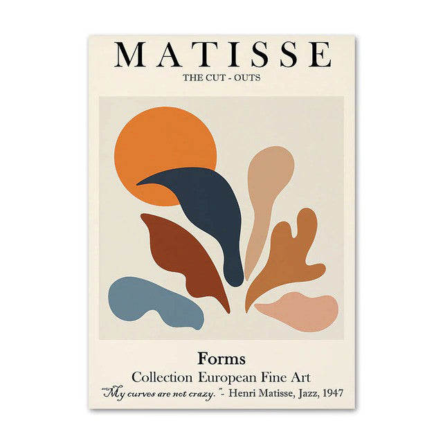 Plakaty na płótnie z konturem Matisse