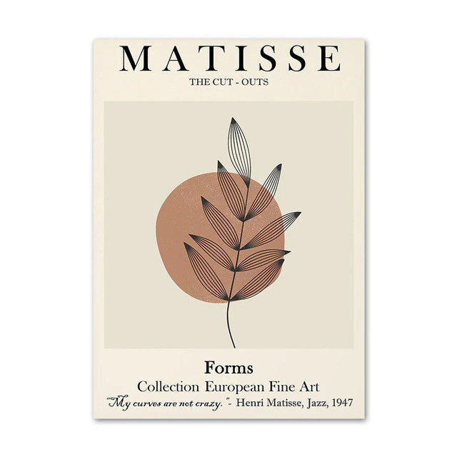 Plakaty na płótnie z konturem Matisse