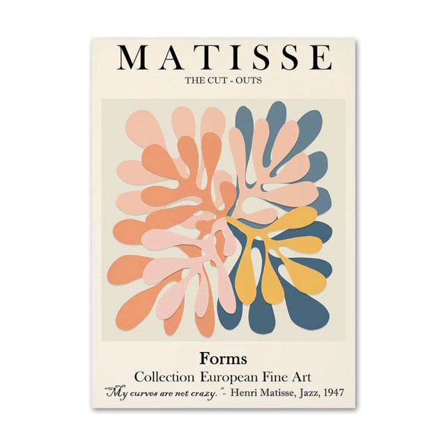 Plakaty na płótnie z konturem Matisse