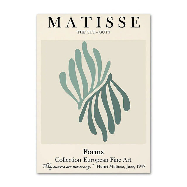 Plakaty na płótnie z konturem Matisse