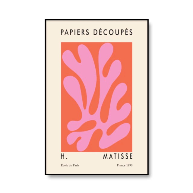 Plakaty na płótnie z wycinankami Matisse