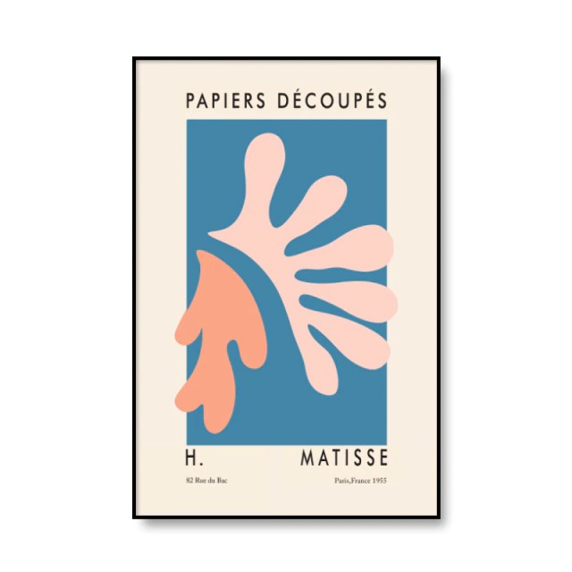 Plakaty na płótnie z wycinankami Matisse