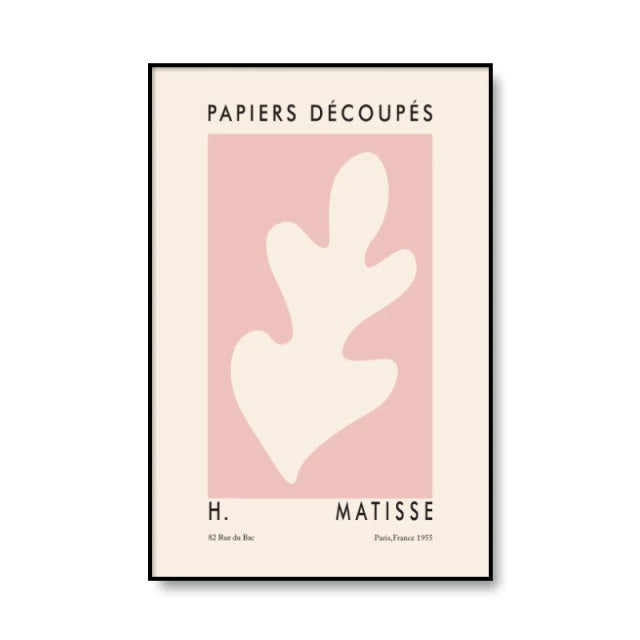 Plakaty na płótnie z wycinankami Matisse