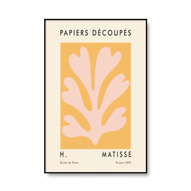 Plakaty na płótnie z wycinankami Matisse