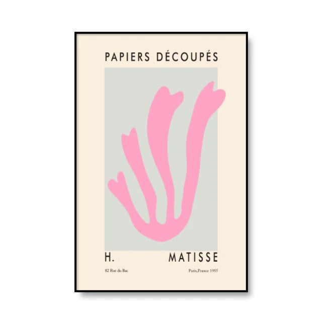 Plakaty na płótnie z wycinankami Matisse