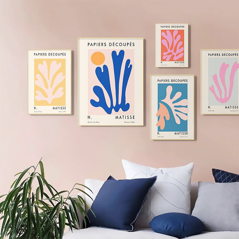 Plakaty na płótnie z wycinankami Matisse