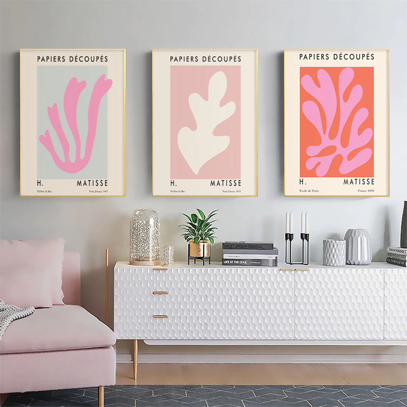 Plakaty na płótnie z wycinankami Matisse