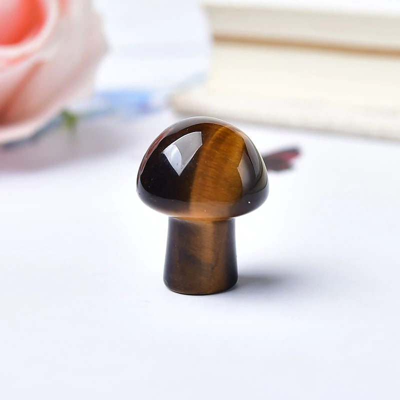 Miniatura krysztafowego grzybka