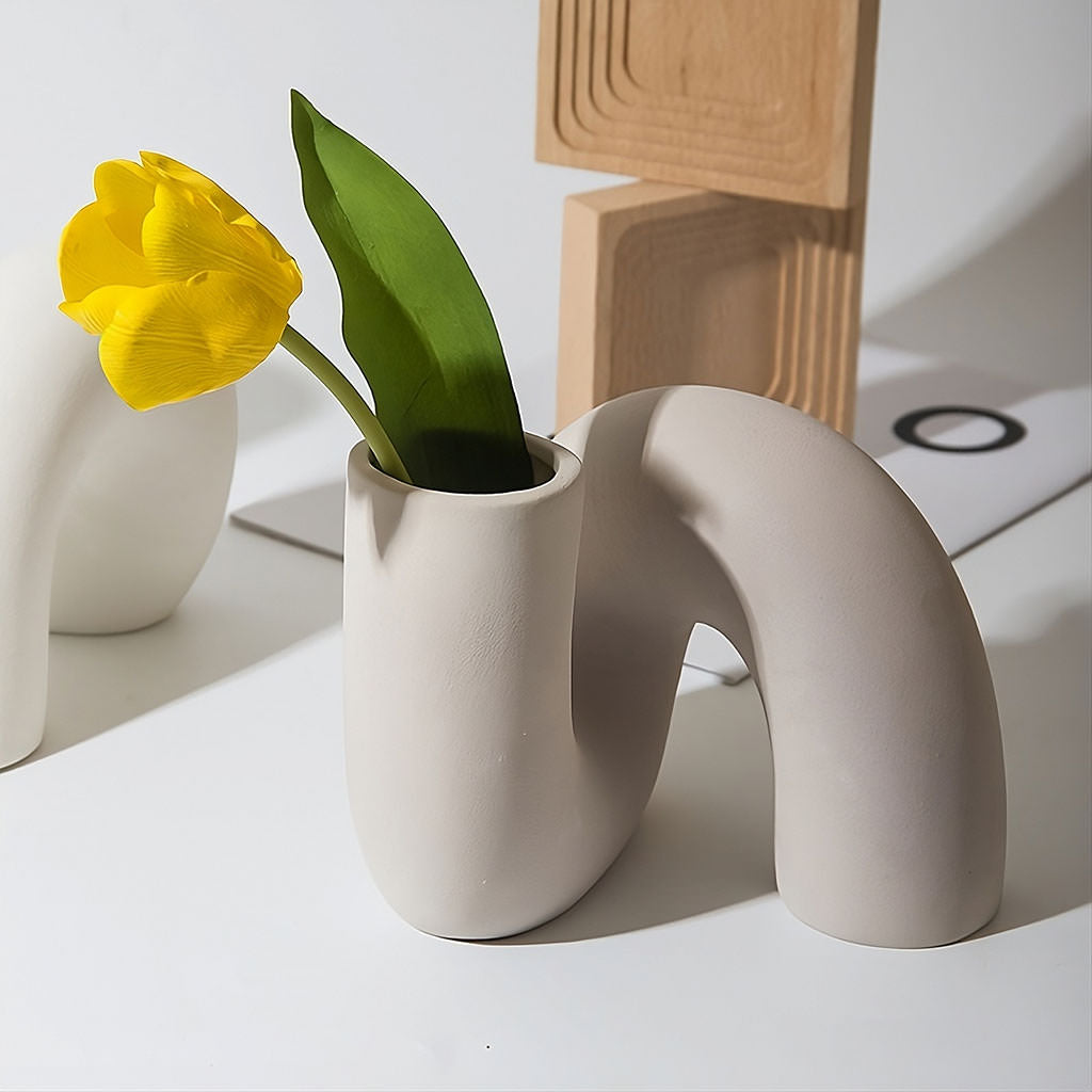 Minimalistyczna Wilkowa Rurka Ceramiczna Waza