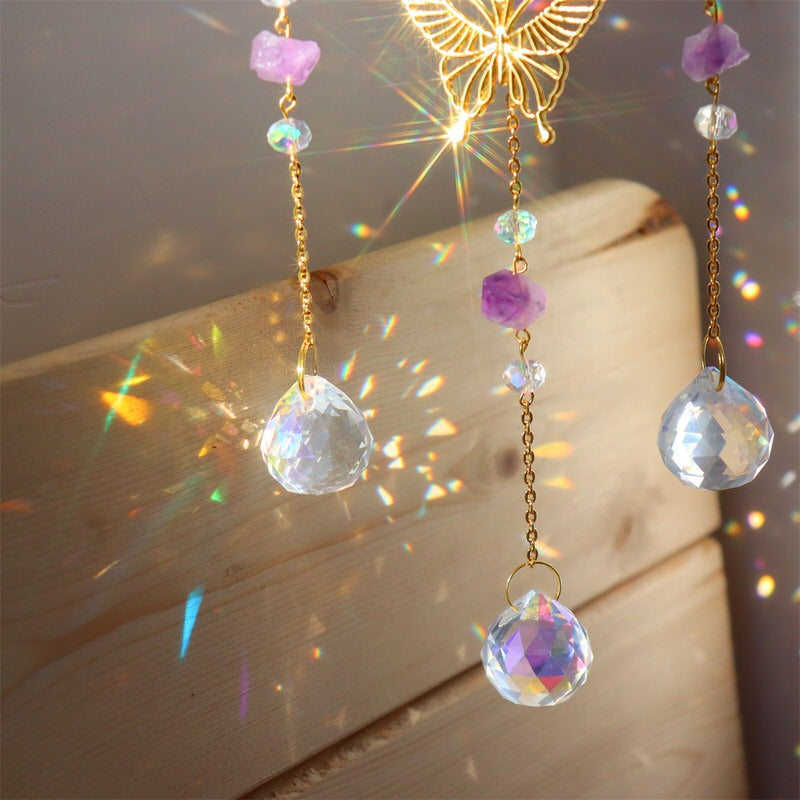Wydra Motyl Księżyc Suncatcher