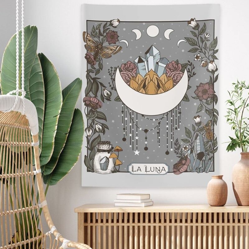 Tkanina z kryształami La Luna