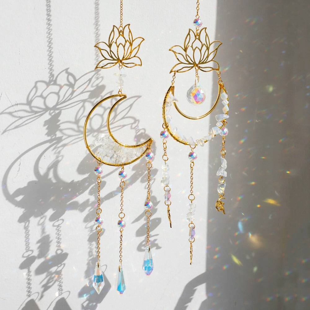 Suncatcher Księżyc z Lotosu