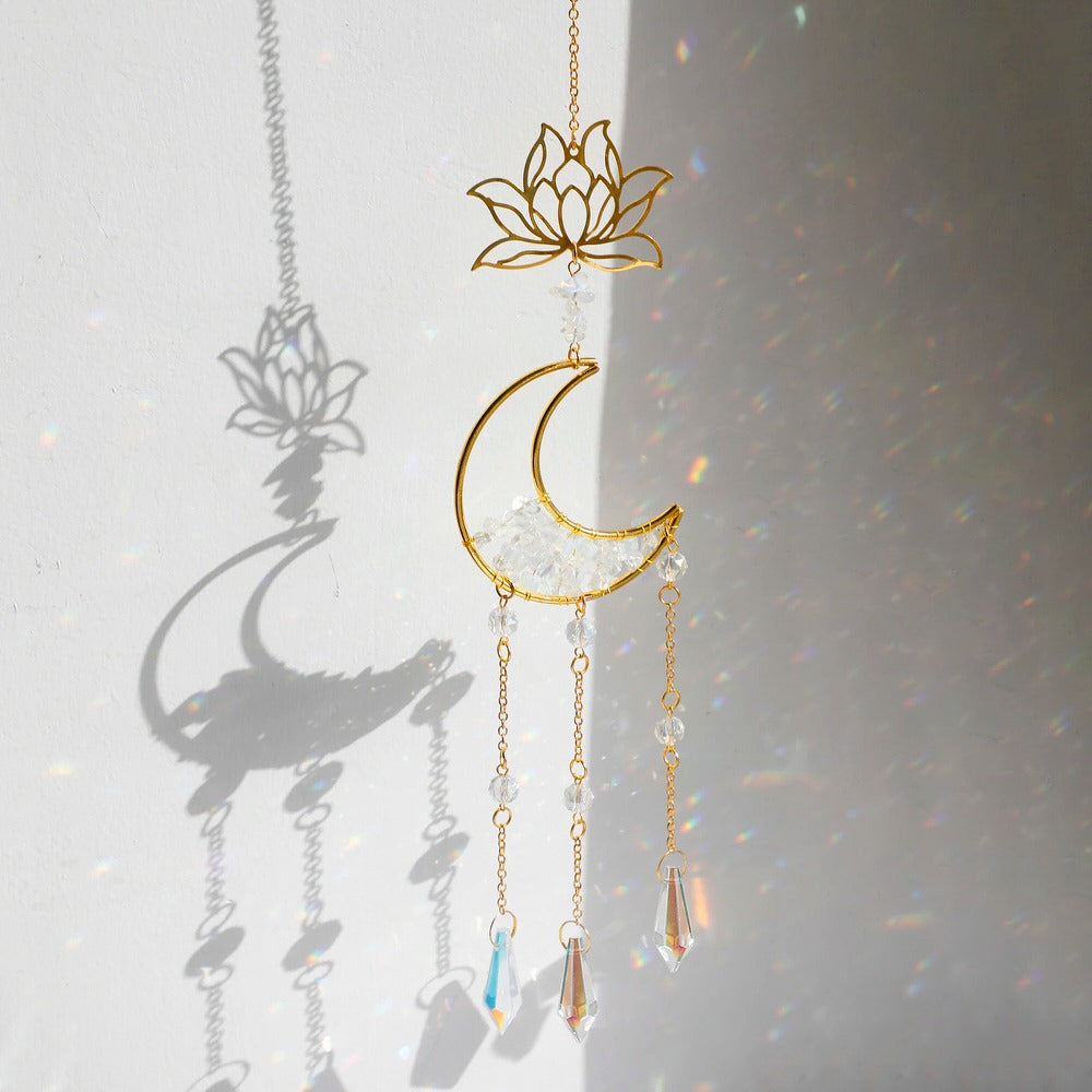 Suncatcher Księżyc z Lotosu