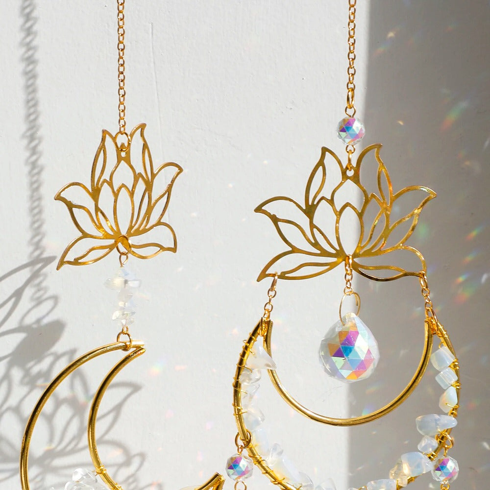 Suncatcher Księżyc z Lotosu