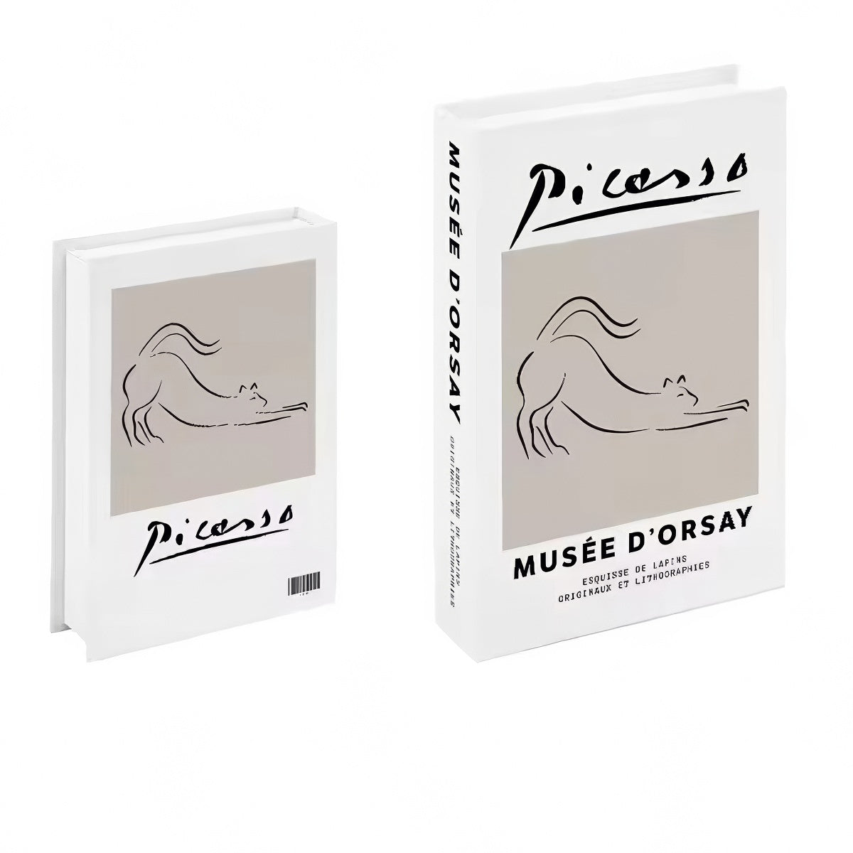 Piękna minimalistyczna imitacja książki na przechowywanie