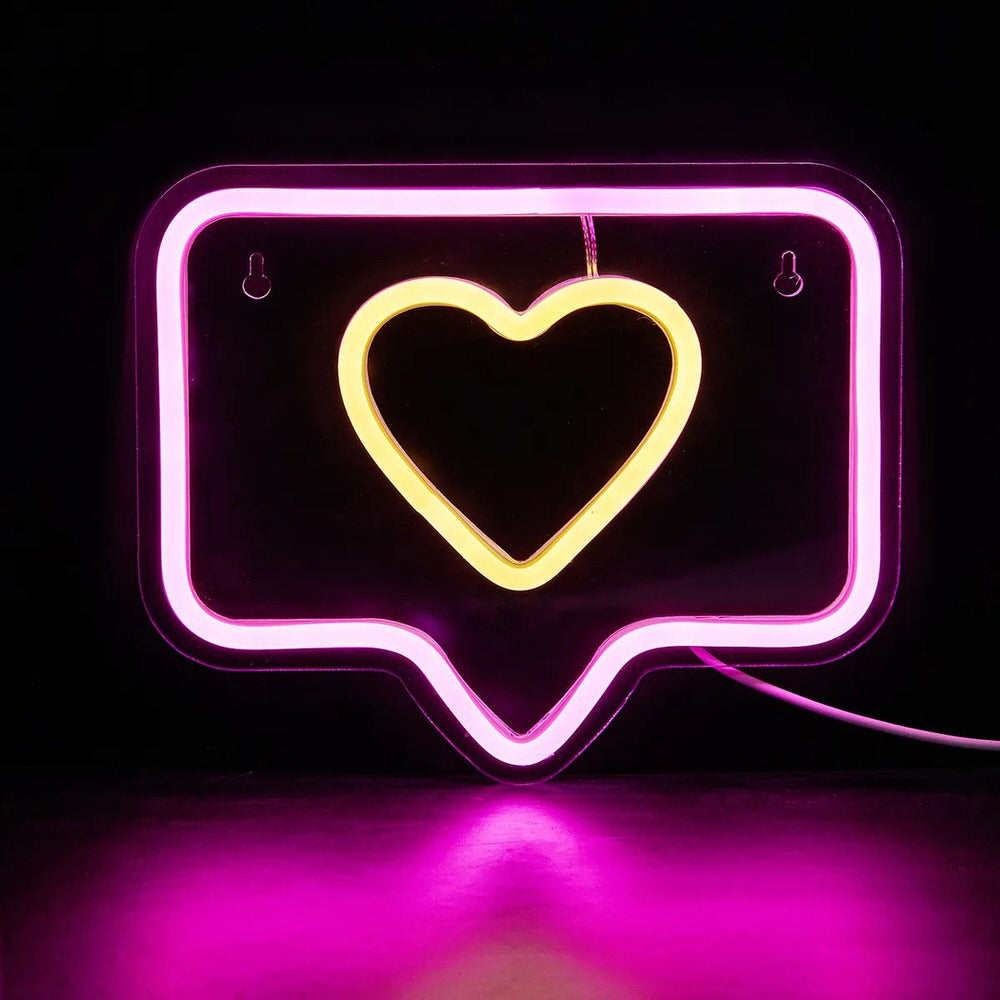 Przycisk Lubię to LED Neon Sign