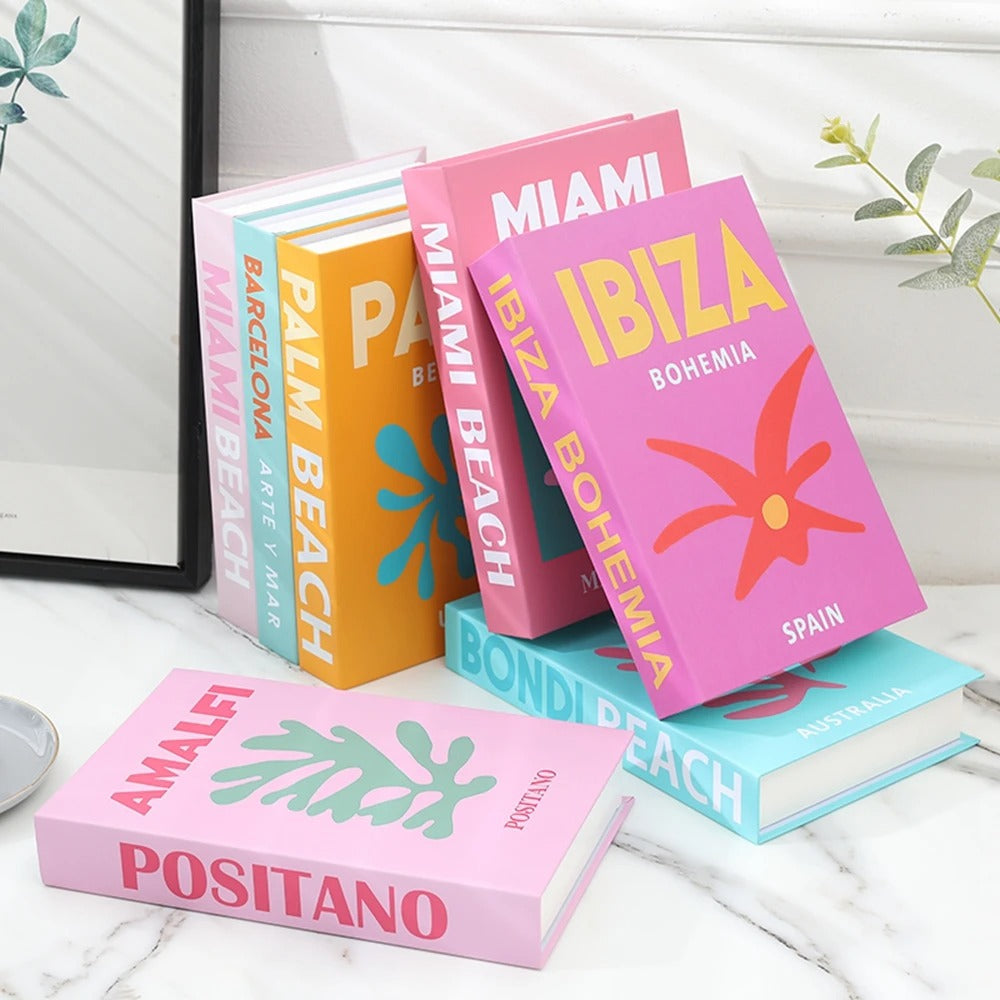Preppy Cities Fake Book Pojemnik na Przechowywanie