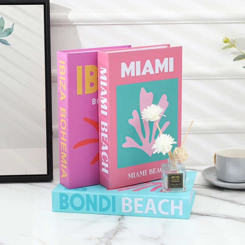 Preppy Cities Fake Book Pojemnik na Przechowywanie
