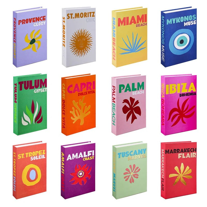 Preppy Cities Fake Book Pojemnik na Przechowywanie