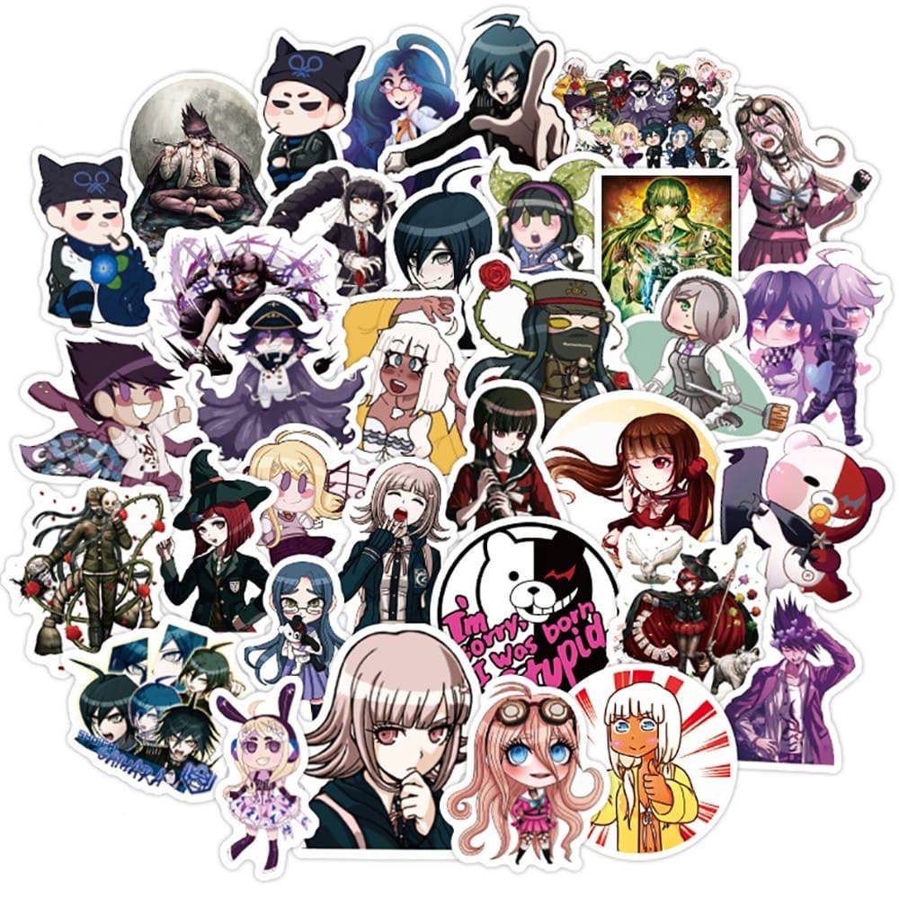 Zestaw Naklejek Anime