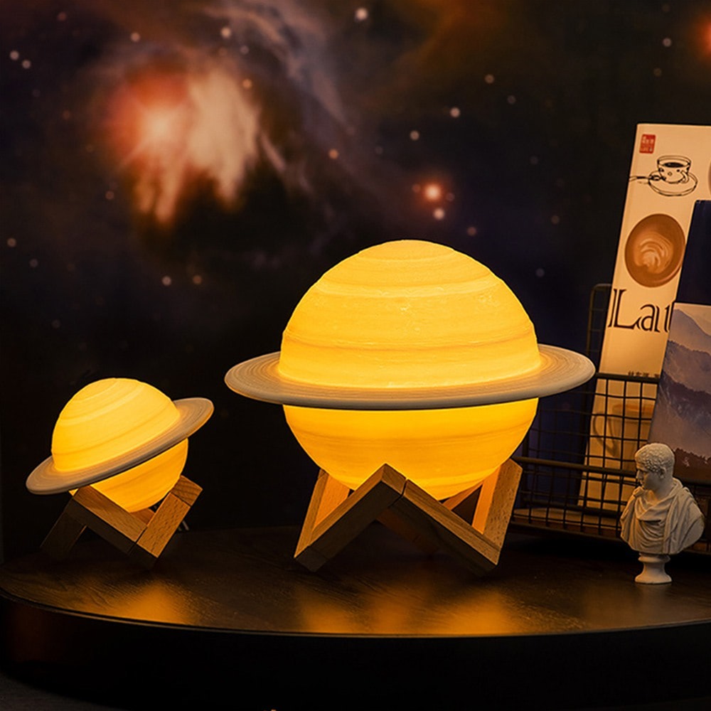 Lampka nocna Saturn Planeta