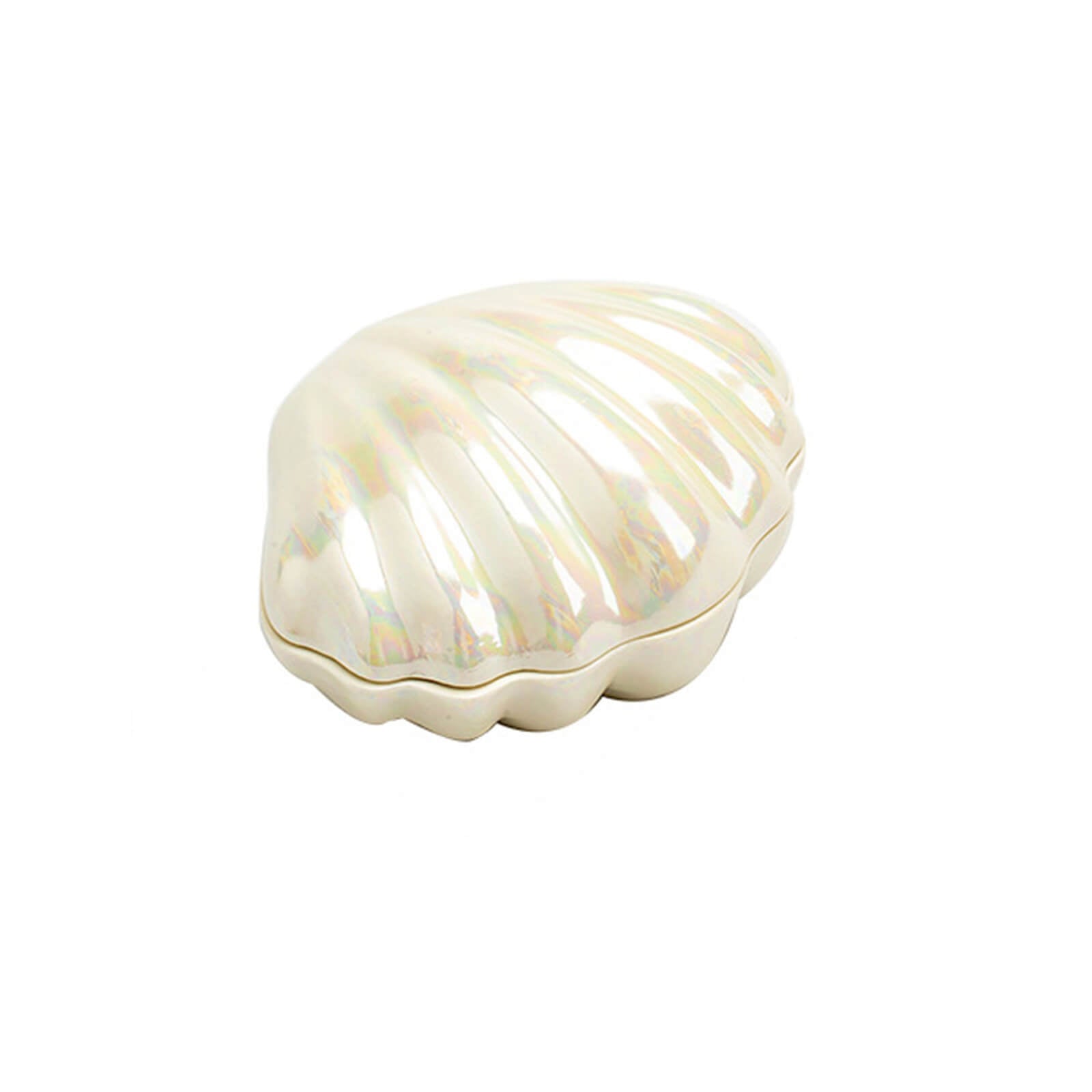 Ceramiczna Pokrywa na Biżuterię w Kształcie Muszli